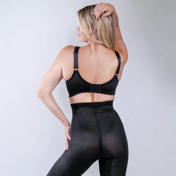 NWT Cortland Intimates (Venus) Full Figure Wireless Seamed Everyday Bra 7102 BLK - Picture 3 of 5